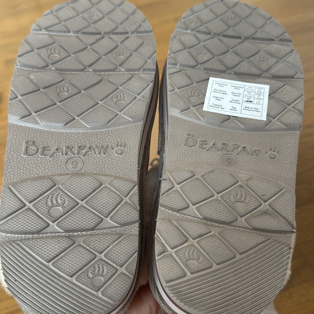 BEARPAW PLATFORM SLIPPERS 8 |   NWT PLATFORM SLIPPERS 8 - Picture 6 of 11